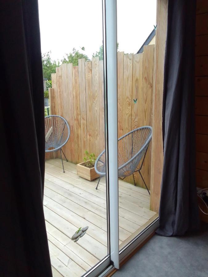 Tiny House Dans Jardin Arbore Perros-Guirec Exterior photo