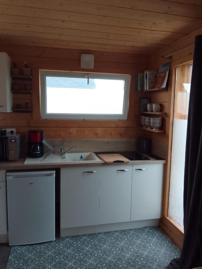 Tiny House Dans Jardin Arbore Perros-Guirec Exterior photo